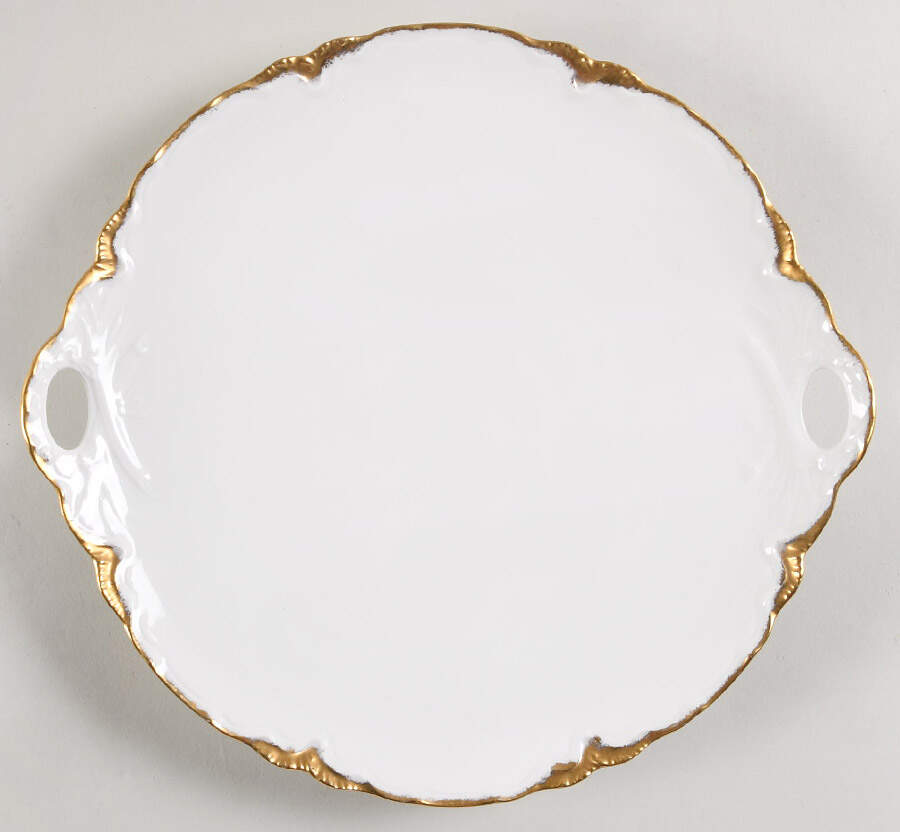 H722 Handled Cake Plate by Haviland-1