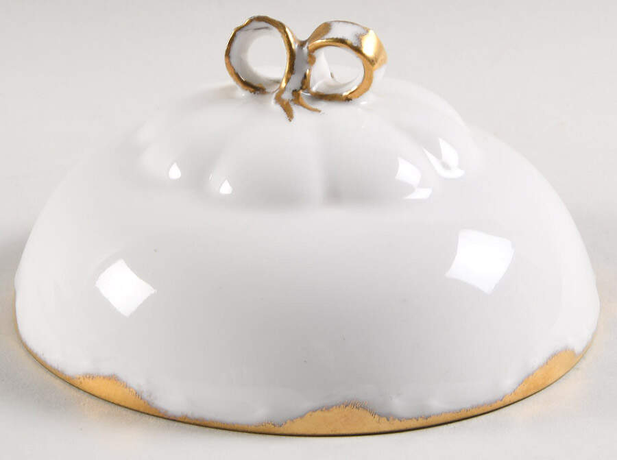 H722 Lid for Round Butter by Haviland-1