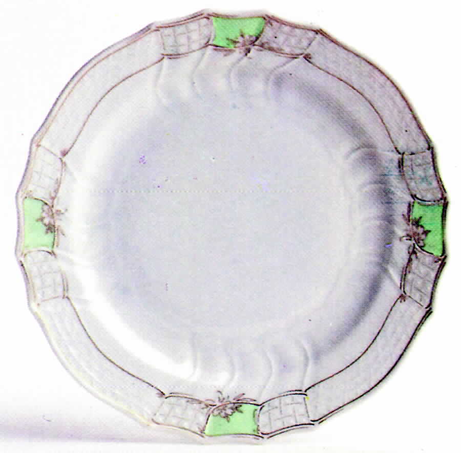 Collier Dinner Plate by Hutschenreuther-1