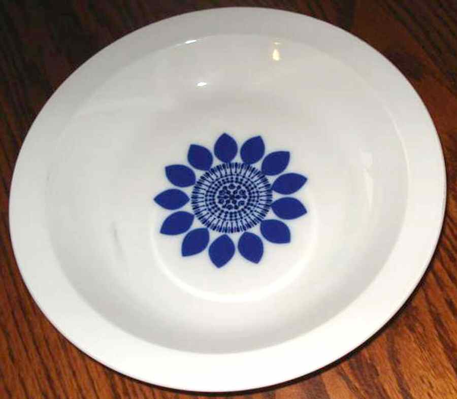 Blaue Sonne Rim Soup Bowl by Hutschenreuther-1