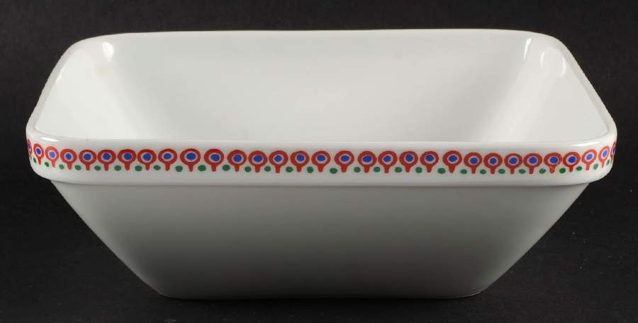 Datscha 7" Square Vegetable Bowl by Hutschenreuther-1