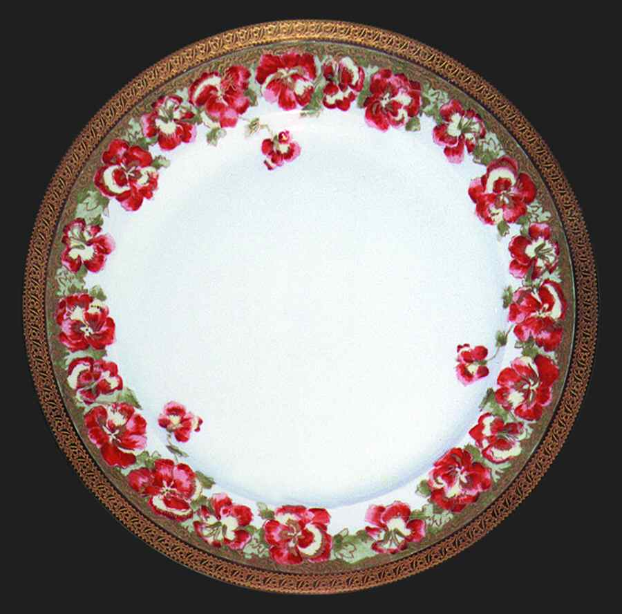 H725 Dinner Plate by Haviland-1