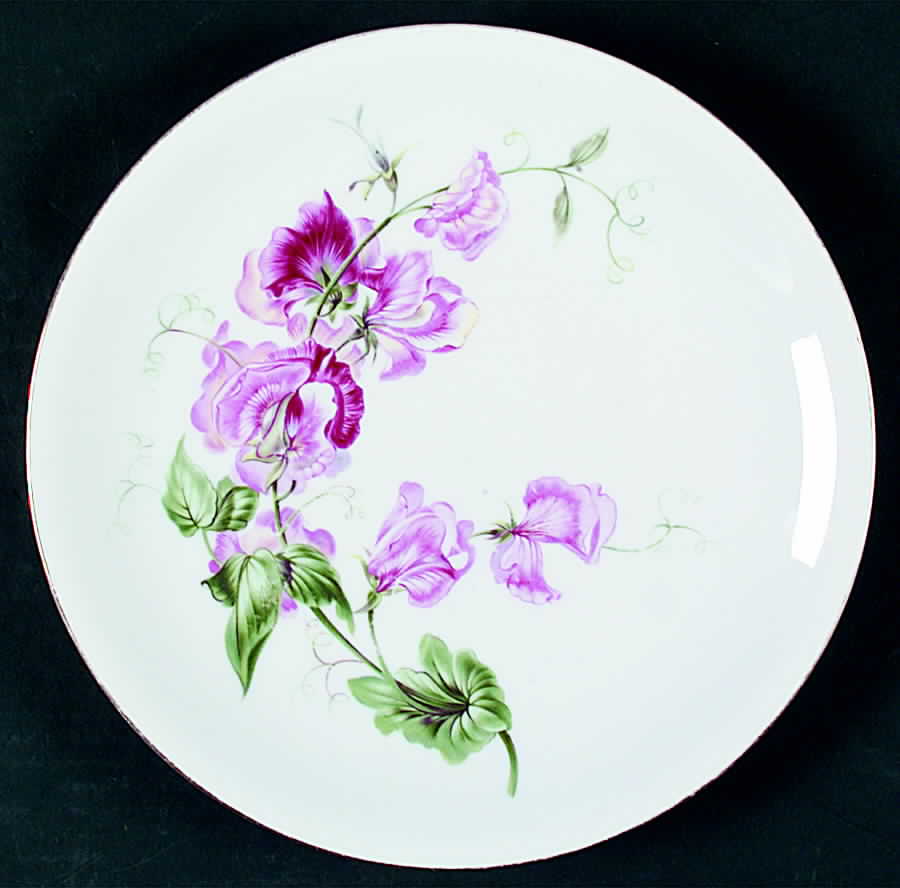 Sweet Pea Dinner Plate by Heinrich - H&C-1