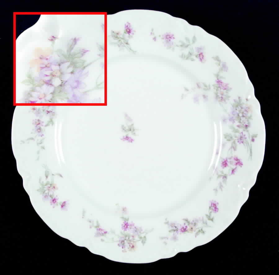 Schleiger 75p Dinner Plate by Haviland-1
