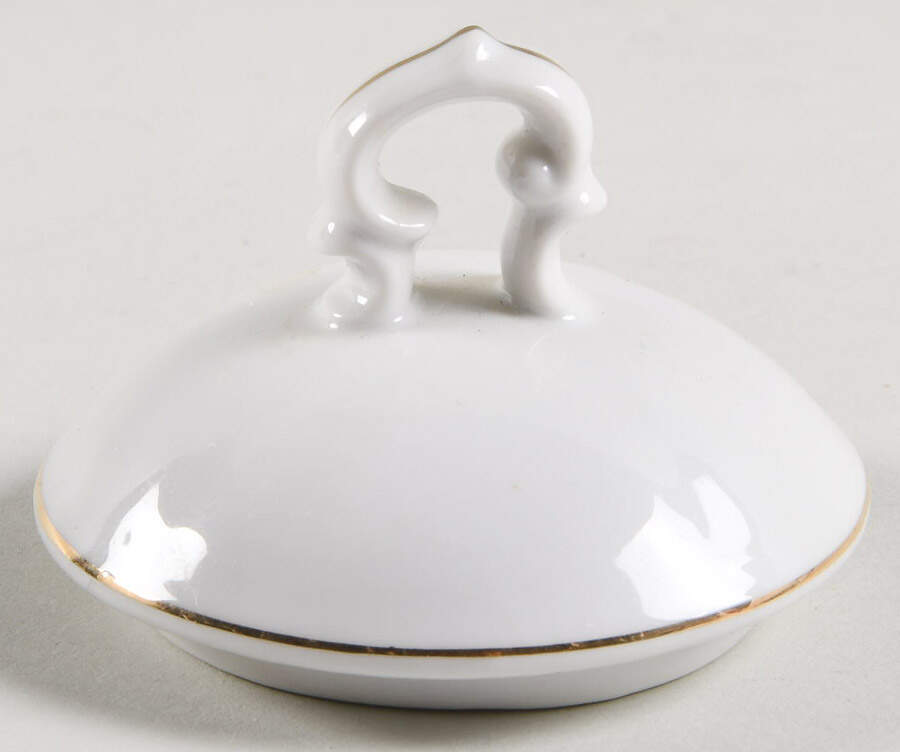 Girl with Cat Lid for Sugar Bowl by Holly Hobbie-1
