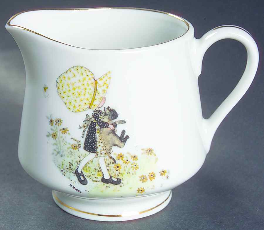 Girl with Cat Creamer by Holly Hobbie-1