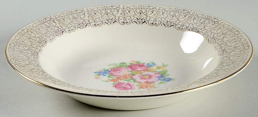 Newell Rim Soup Bowl by Homer Laughlin -1