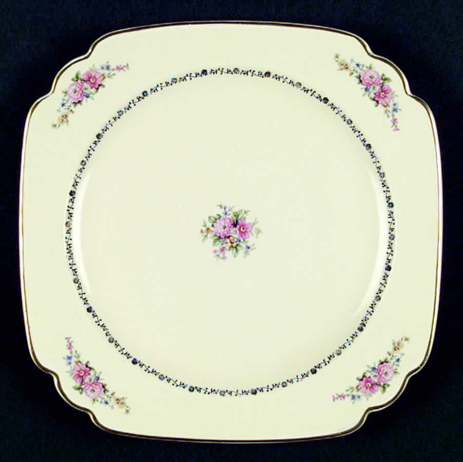 HLC892 Square Dinner Plate by Homer Laughlin -1