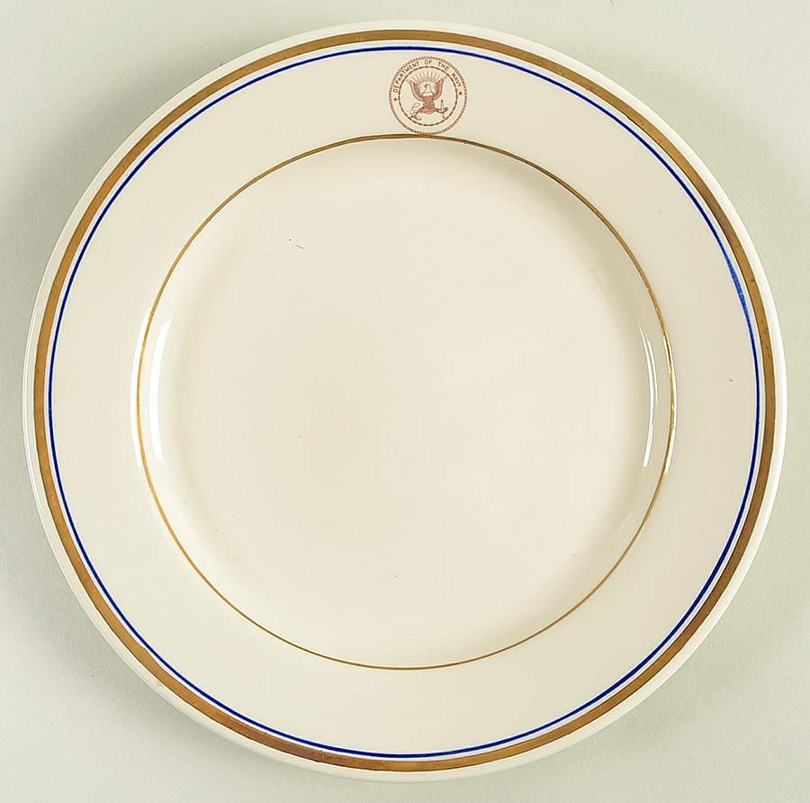 Us Navy Dinner Plate by Homer Laughlin -1