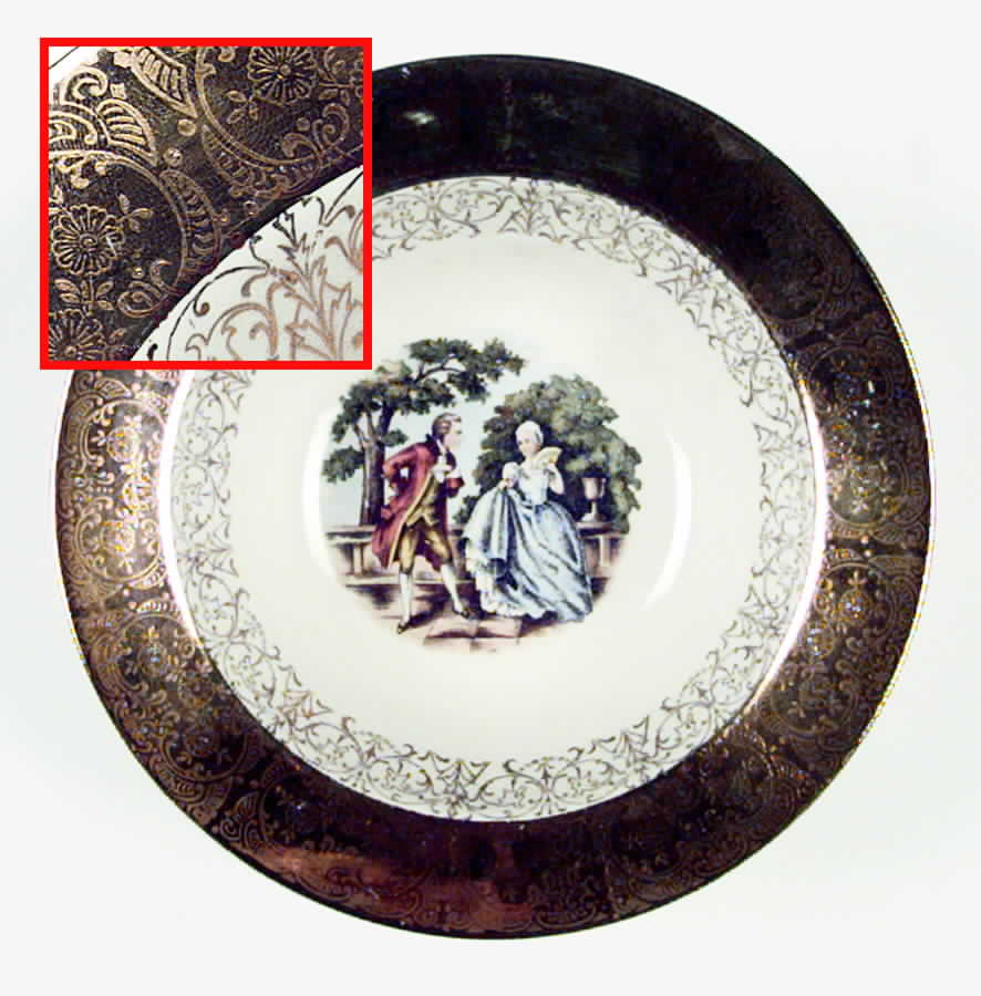 HLC893 Rim Fruit/Dessert (Sauce) Bowl by Homer Laughlin -1