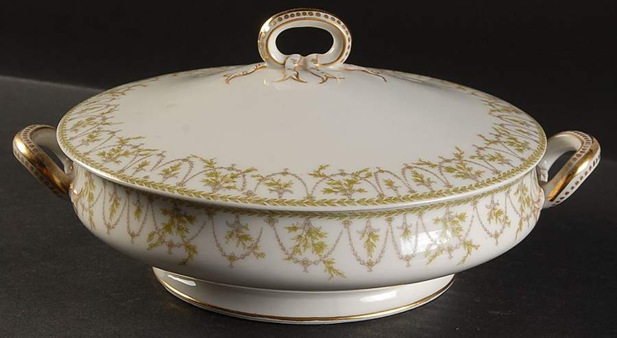 H729 Round Covered Vegetable by Haviland-1