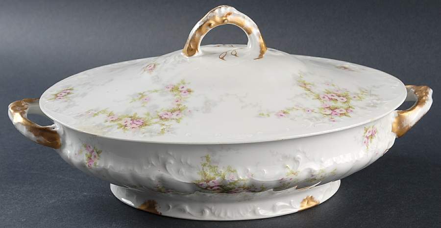 Schleiger 149-7 Oval Covered Vegetable by Haviland-1