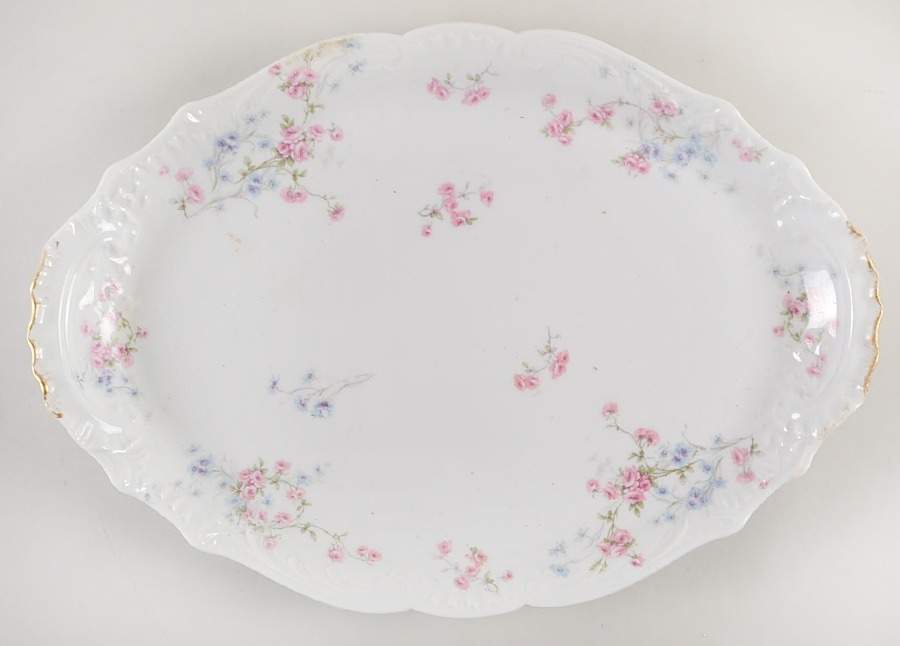 Schleiger 309-5 15" Oval Serving Platter by Haviland-1