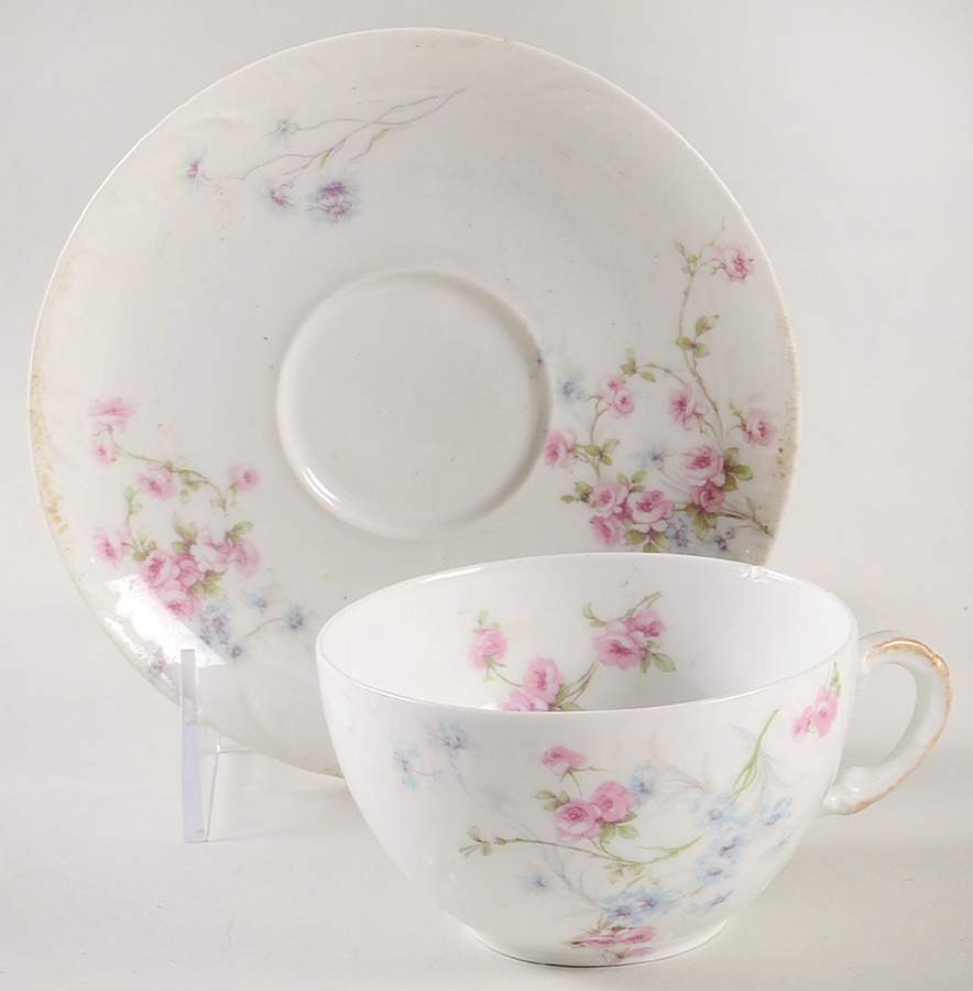 Schleiger 309-5 Flat Cup & Saucer Set by Haviland-1