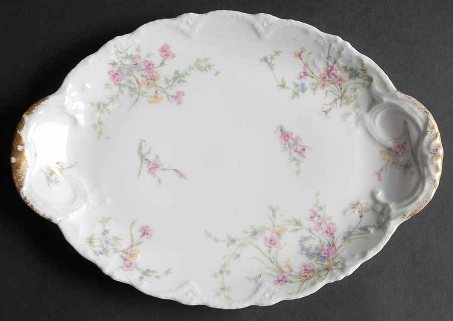 Schleiger 1018-4 10" Oval Serving Platter by Haviland-1