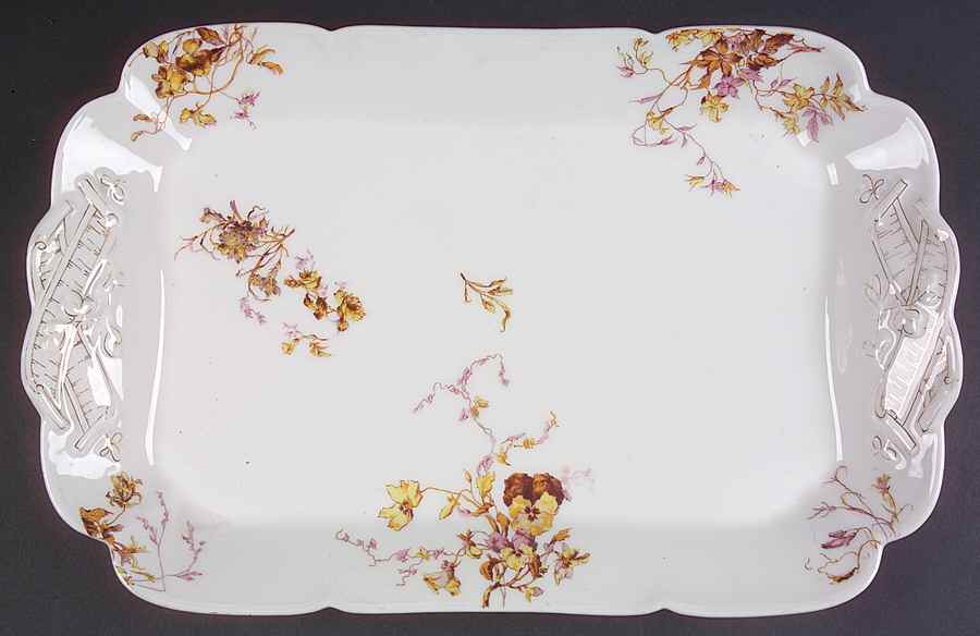 Schleiger 1152-18 15" Rectangular Serving Platter by Haviland-1