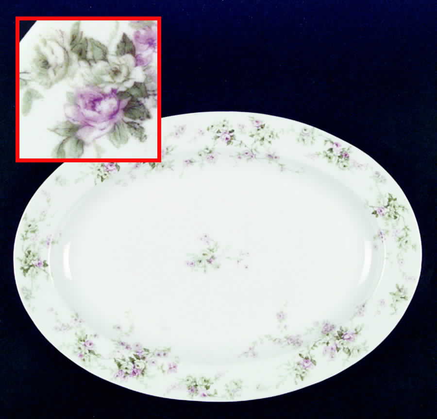 Schleiger 837g 11" Oval Serving Platter by Haviland-1