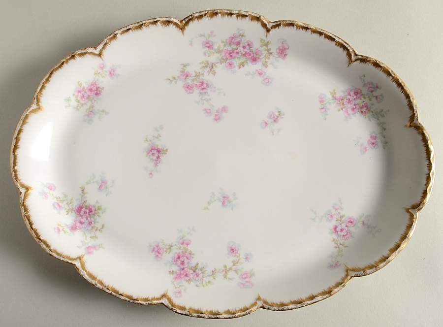 Schleiger 1173a 13" Oval Serving Platter by Haviland-1