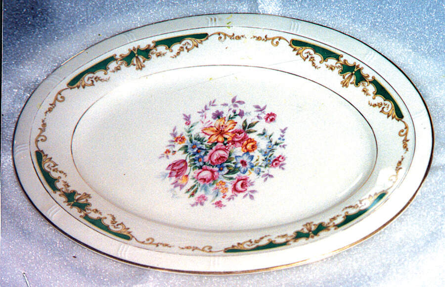 HCZ26 14" Oval Serving Platter by Haas-Czjzek Coronado-1