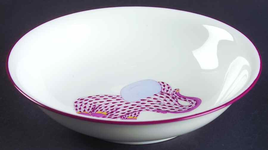 Baby Collection Raspberry (Pink) Child's Bowl by Herend-1