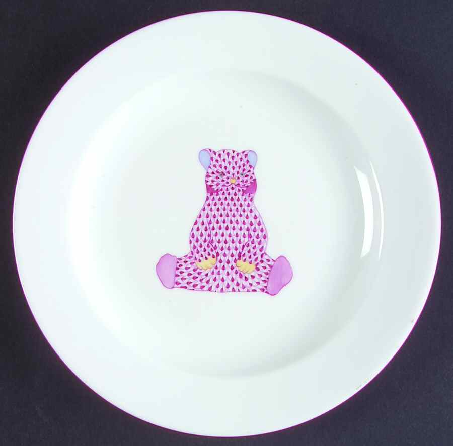 Baby Collection Raspberry (Pink) Child's Plate by Herend-1
