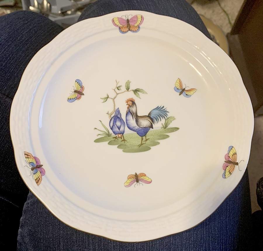 Chanticleer Muffin Dish No Lid by Herend-1