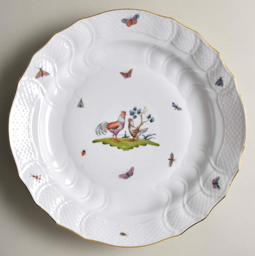 Chanticleer 13" Chop Plate (Round Platter) by Herend-1