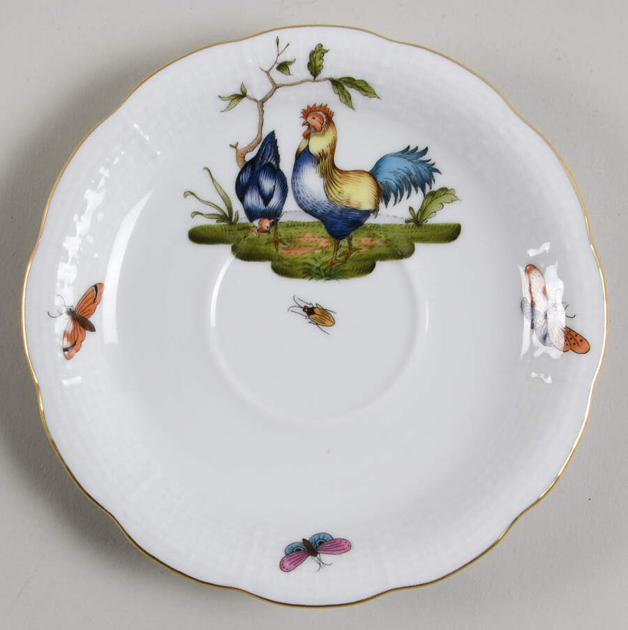 Chanticleer Saucer for Footed Cup by Herend-1