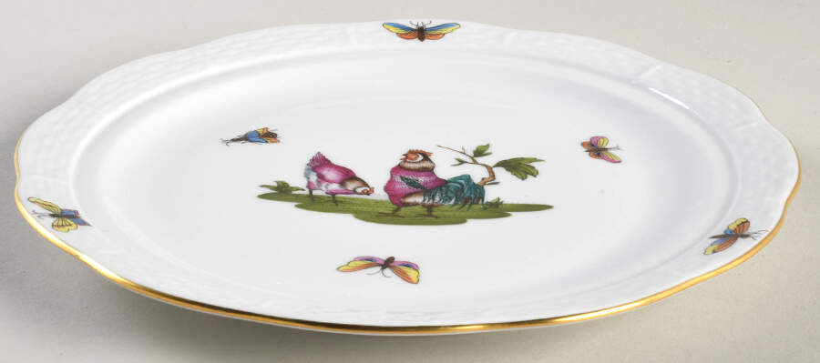 Chanticleer Muffin Dish No Lid by Herend-1