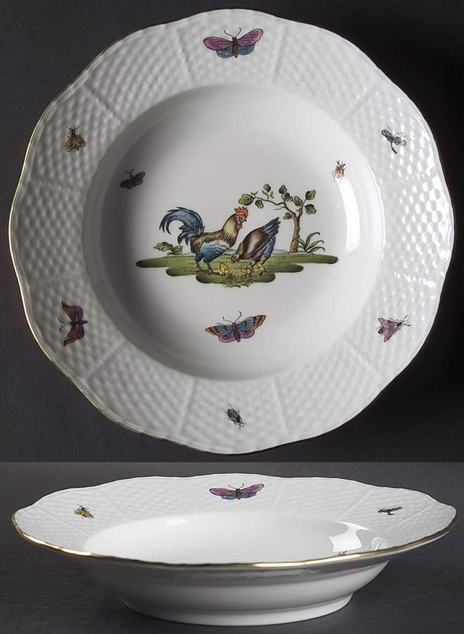 Chanticleer Rim Soup Bowl by Herend-1