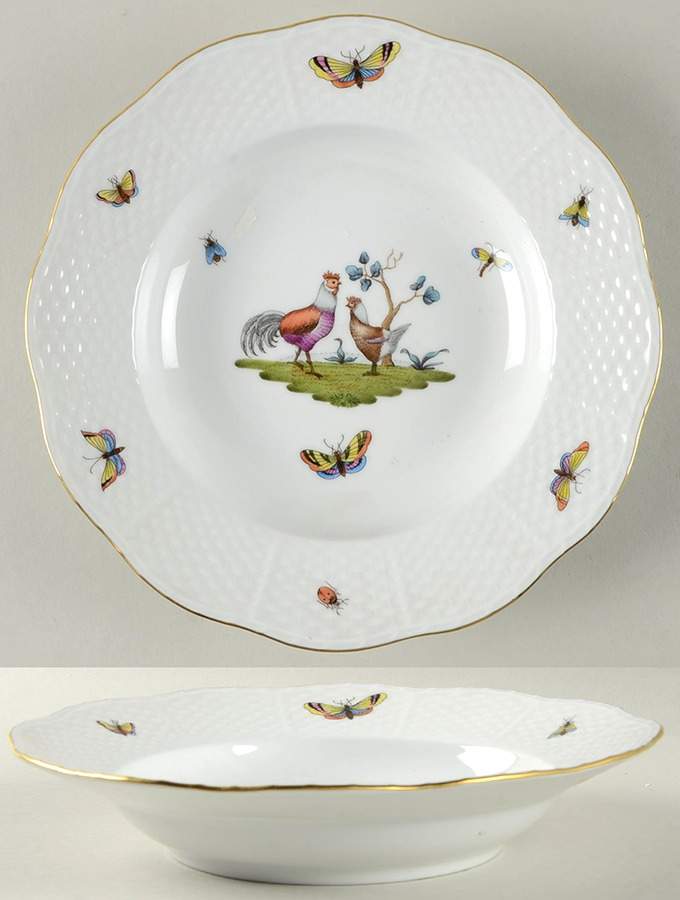 Chanticleer Rim Soup Bowl by Herend-1