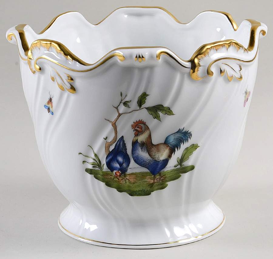 Chanticleer 6" Cachepot by Herend-1