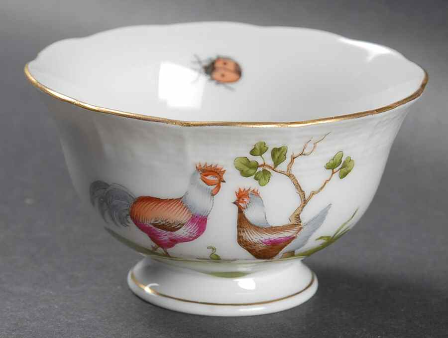 Chanticleer Individual Open Sugar Bowl by Herend-1