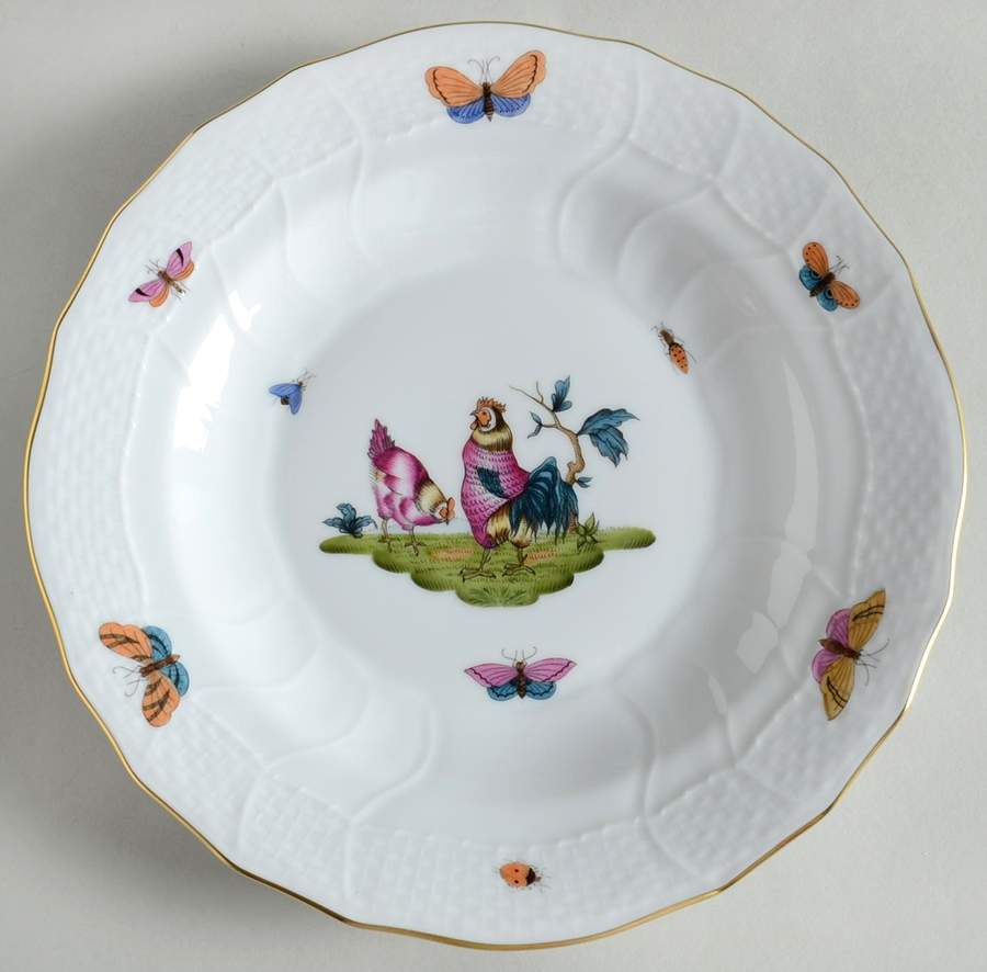 Chanticleer Dessert/Pie Plate by Herend-1