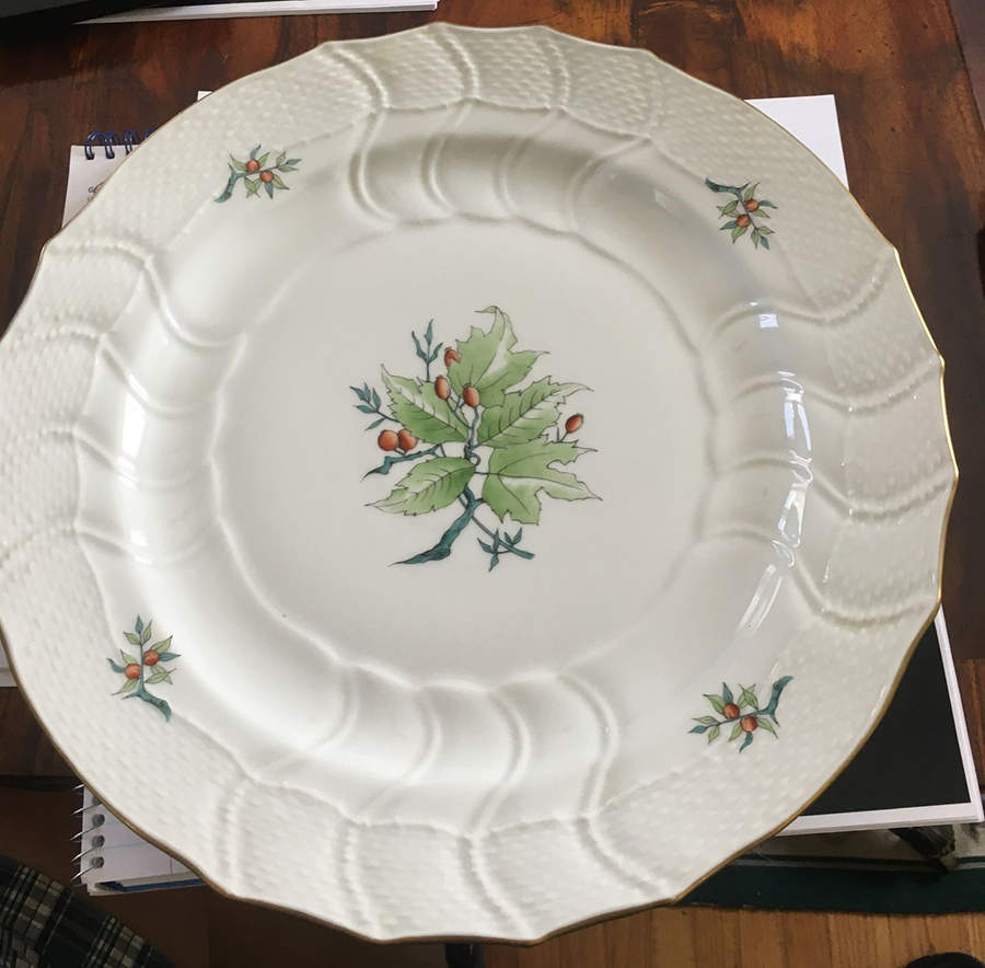 HER16 12" Chop Plate (Round Platter) by Herend-1