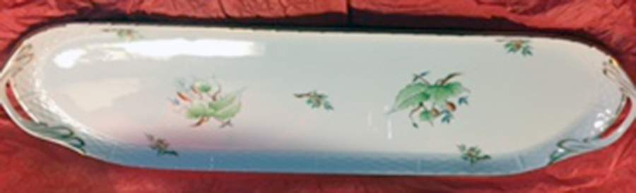 HER16 19" Oblong Tray by Herend-1