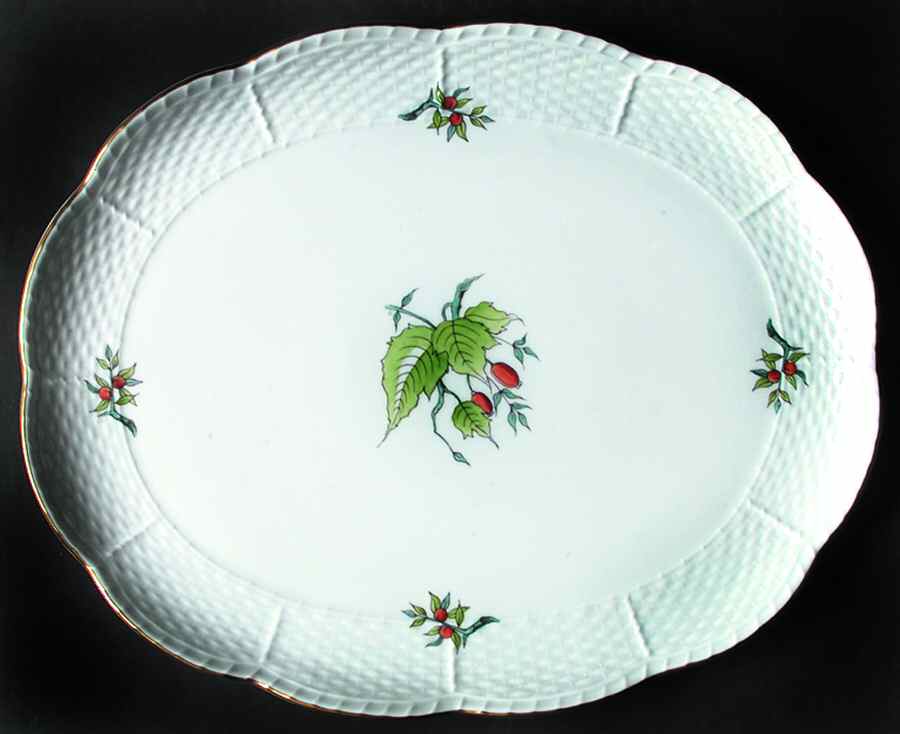 HER16 12" Oval Tray by Herend-1