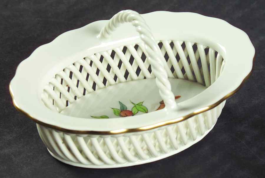 HER16 3" Small Open Weave Basket by Herend-1