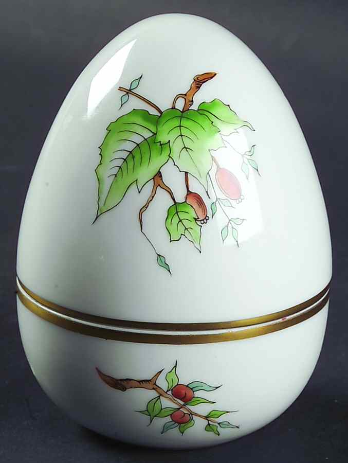 HER16 Standing Egg Shape Box & Lid by Herend-1