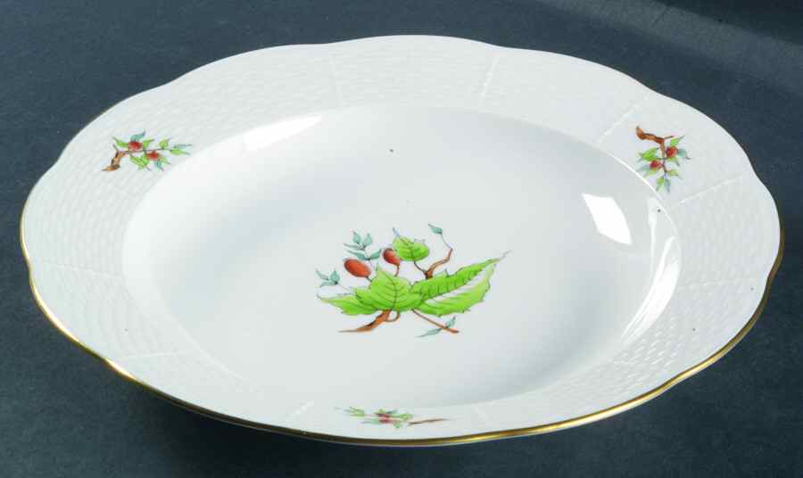 HER16 Large Rim Soup Bowl by Herend-1