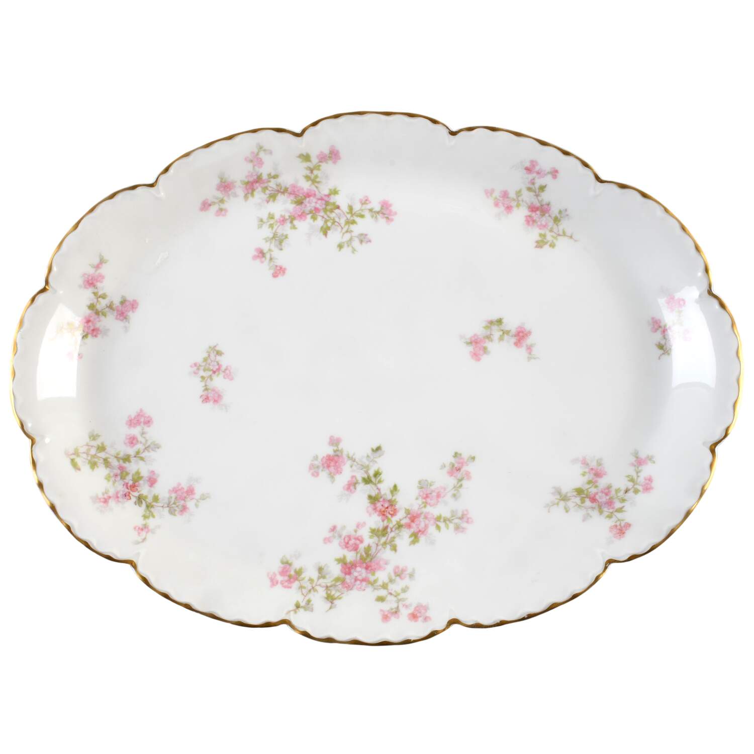 Schleiger 29Q 13" Oval Serving Platter by Haviland-1