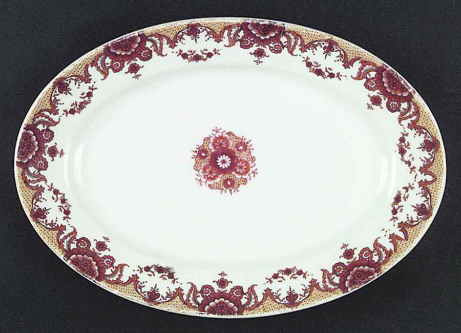 H857 12" Oval Serving Platter by Haviland-1