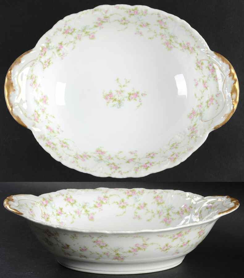 Schleiger 61A 10" Oval Vegetable Bowl by Haviland-1