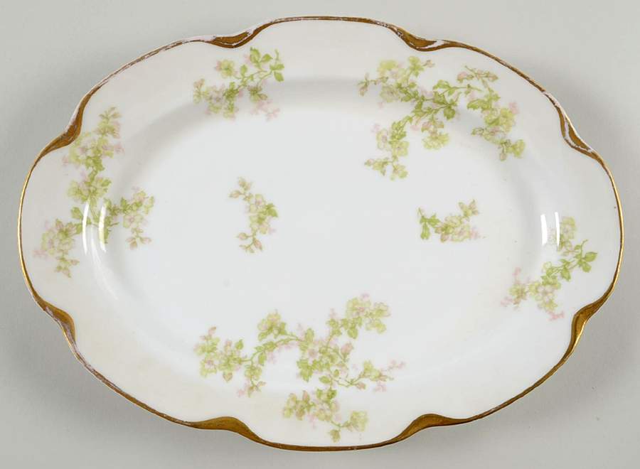 Schleiger 61A 11" Oval Serving Platter by Haviland-1