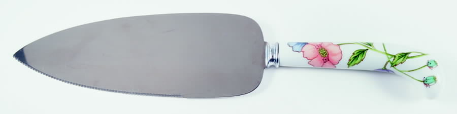 Poppy Pie & Cake Server with Stainless Blade by House of Prill-1