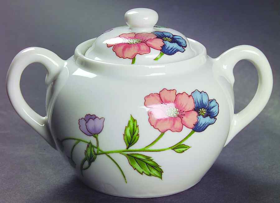 Poppy Sugar Bowl & Lid by House of Prill-1