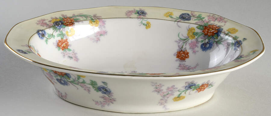H748 9" Oval Vegetable Bowl by Haviland-1