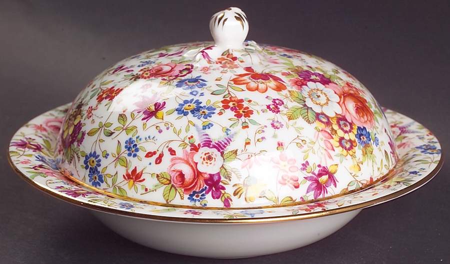 3257 Round Covered Butter by Hammersley-1