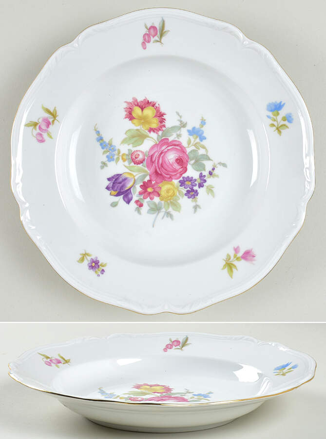 855 Large Rim Soup Bowl by Hutschenreuther-1