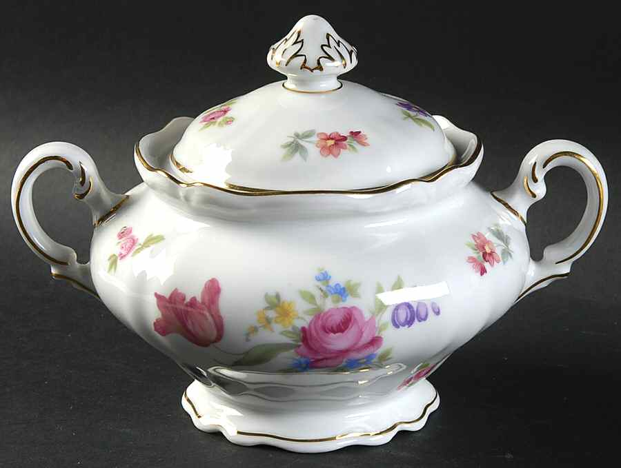 855 Sugar Bowl & Lid by Hutschenreuther-1